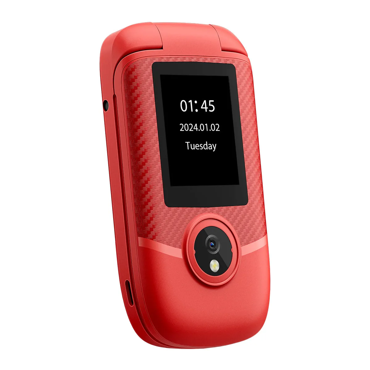 Blackview N2000 Flip 2.8" 1.77" Display Unisoc T107 1500mAh Dual SIM 4G Cell Phone