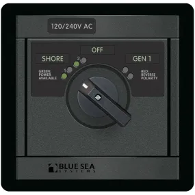 Blue Sea 30A 120/240V AC Rotary Panel