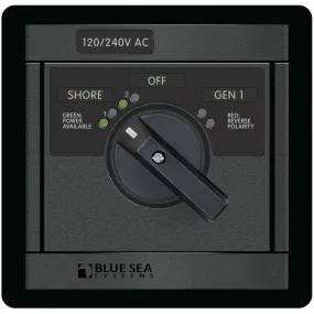 Blue Sea 65A 2 Source AC Rotary Panel