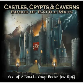 Castles, Crypts and Caverns Books of Battle Mats