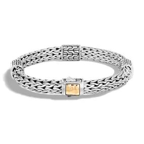 Classic Chain Gold Silver Four Station Bracelet - BZ90471