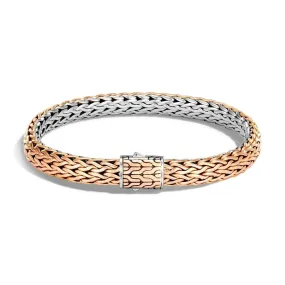 Classic Chain Men's Reversible Bracelet - BM92669RVOZ