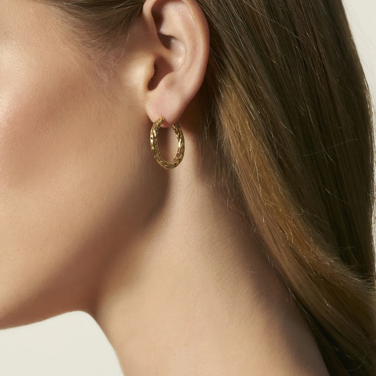 Classic Chain Small Hoop Earring - EG999710