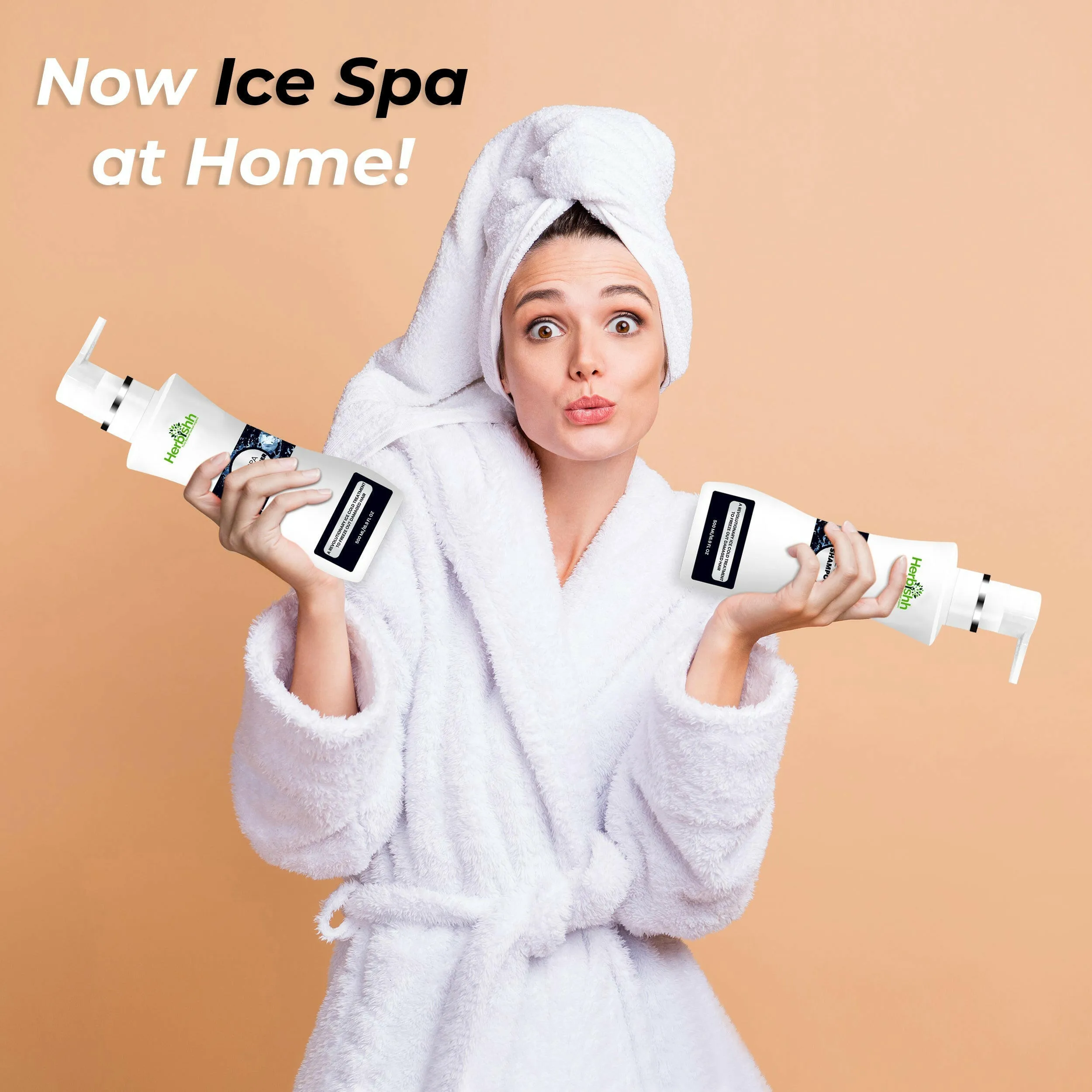 Combo pack - Ice spa Kit  Hair mask   Argan Oil - Herbishh