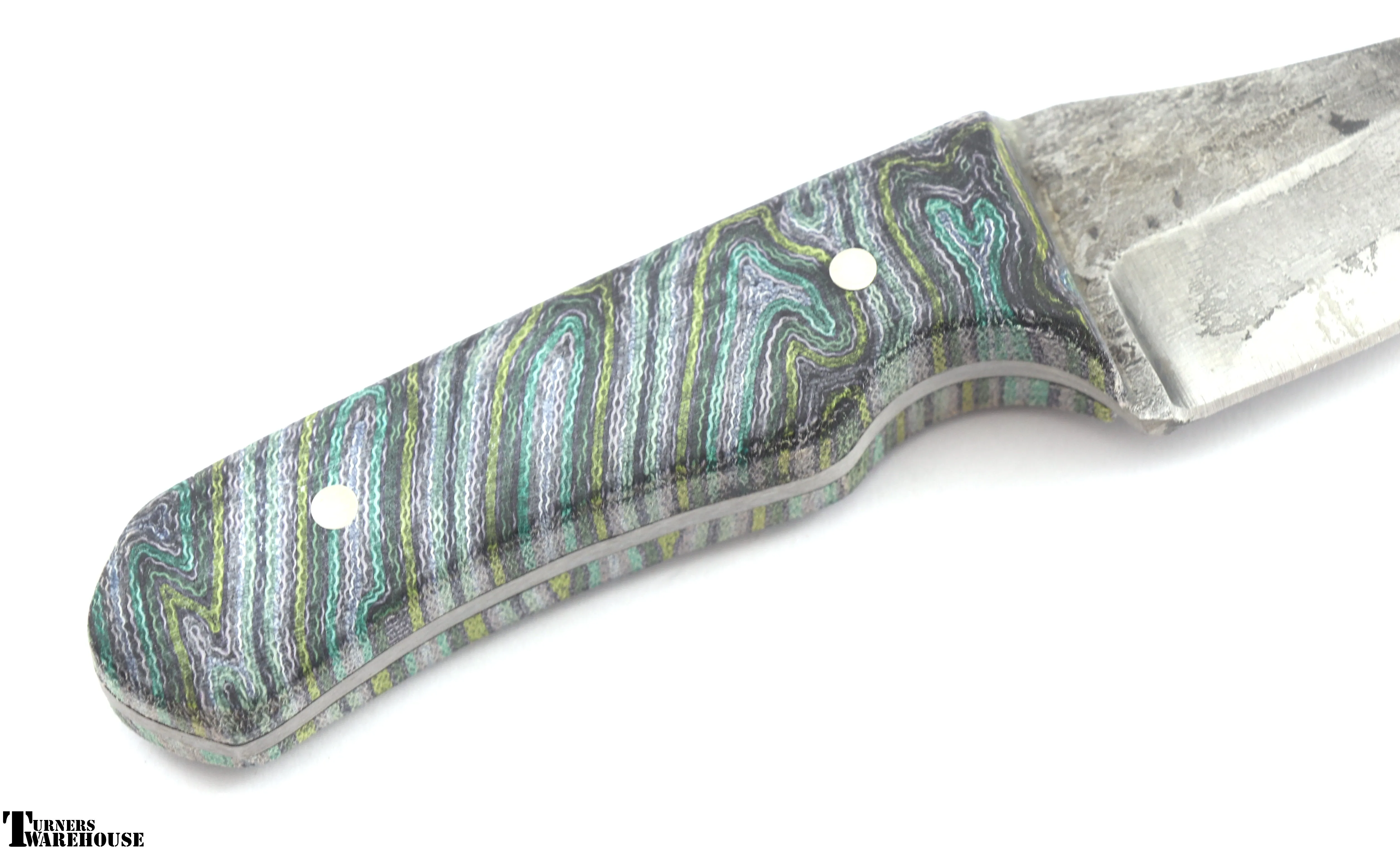 Crazy Layered Micarta Knife Scales
