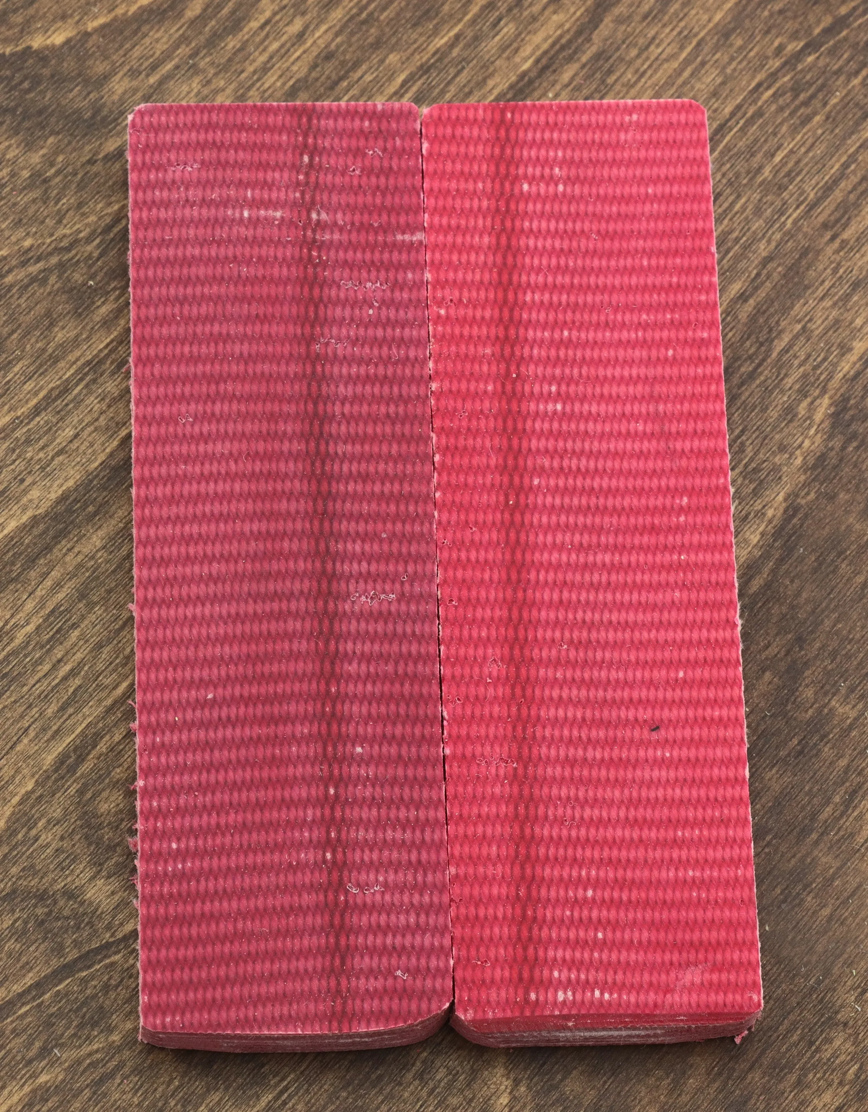 Crazy Layered Micarta Knife Scales
