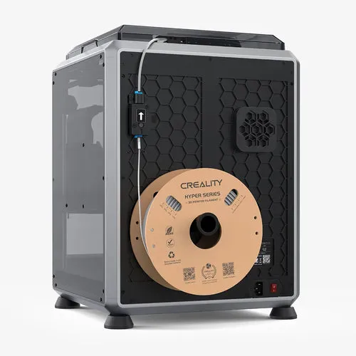 Creality K1C 3D Printer-2024 New Version 600mm/s High-Speed Auto Leveling Robust Direct Extruder Support 300°C Printing Upgrade K1 3D Printer with AI Camera Support Carbon Fiber Filaments-AU Stock