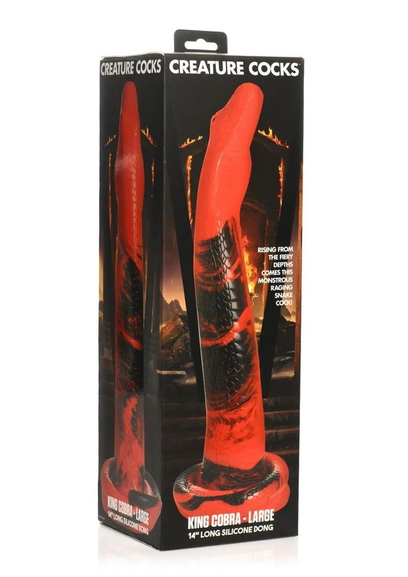 Creature Cocks King Cobra Long Silicone Dildo