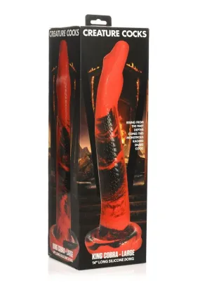 Creature Cocks King Cobra Long Silicone Dildo