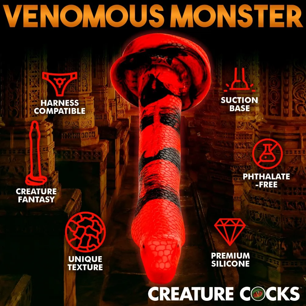 Creature Cocks King Cobra Long Silicone Dildo