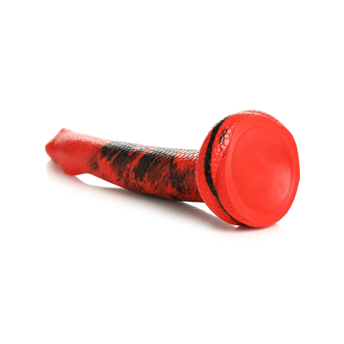 Creature Cocks King Cobra Silicone Dong Red Black