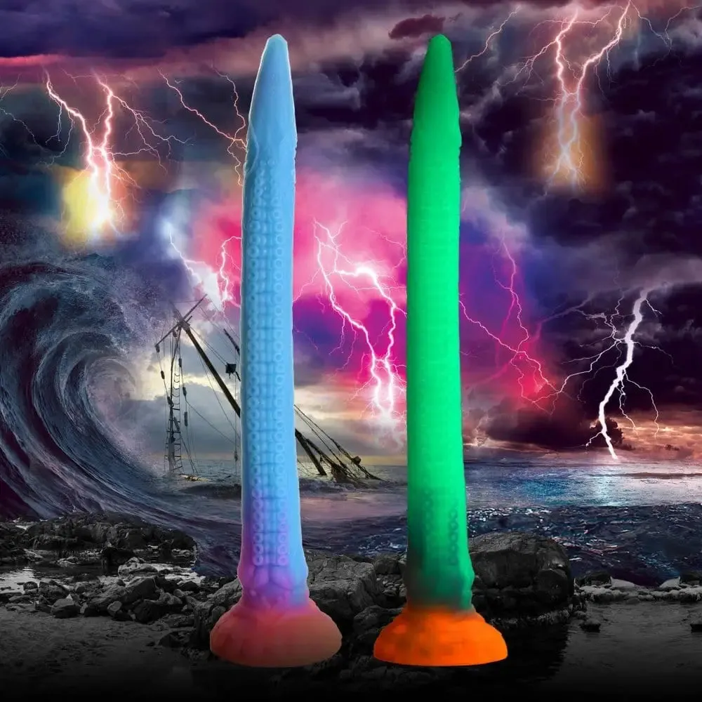 Creature Cocks Makara Glow-In-The-Dark Silicone Snake Dildo