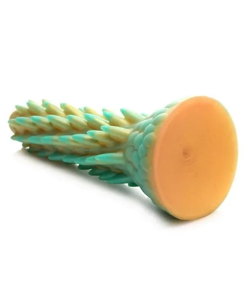 Creature Cocks - Stegosaurus Spiky Reptile Silicone Dildo - 7.6in