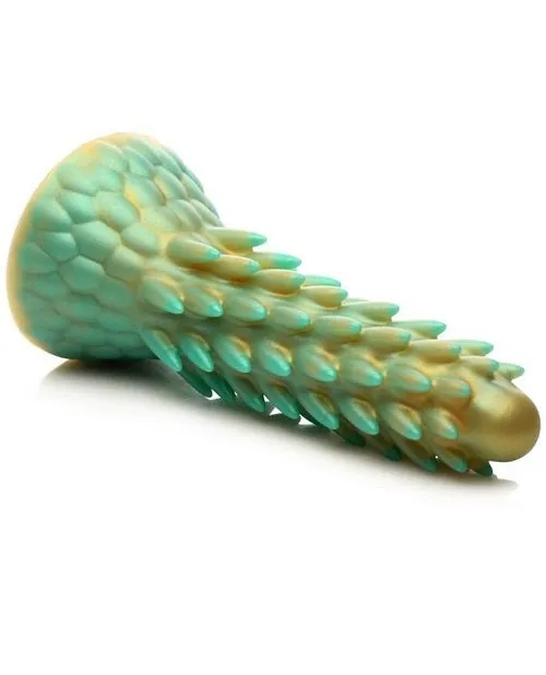 Creature Cocks - Stegosaurus Spiky Reptile Silicone Dildo - 7.6in