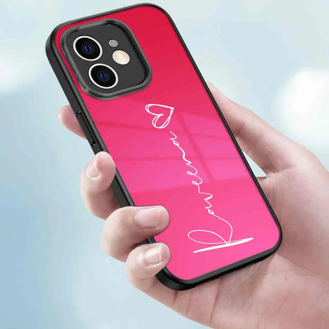 Customize Phone Cover With Signature iPhone 12 Phone Cover - Calligraphy Name
