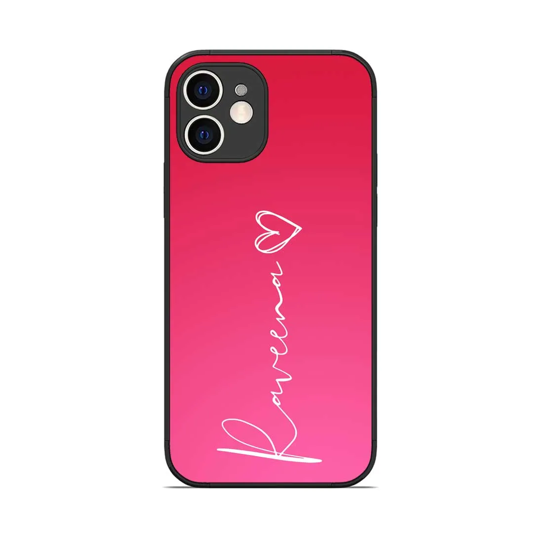 Customize Phone Cover With Signature iPhone 12 Phone Cover - Calligraphy Name