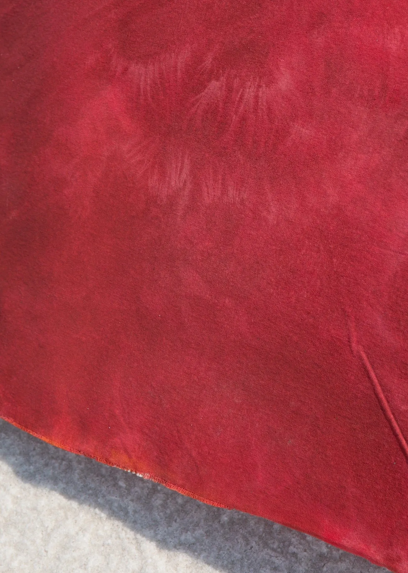 Deadstock Red #0257 Large  Hand-Painted Canvas Backdrop