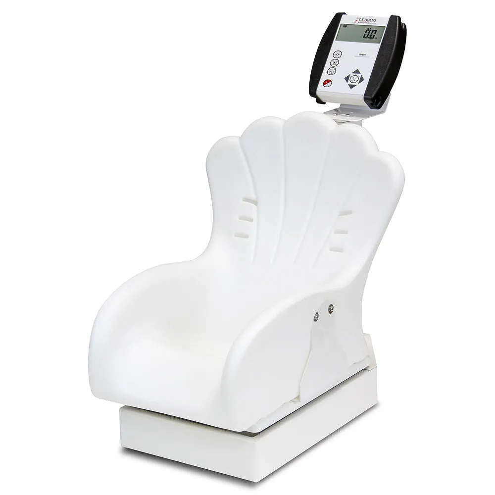 Detecto Digital Pediatric Scale with Inclined Chair Seat