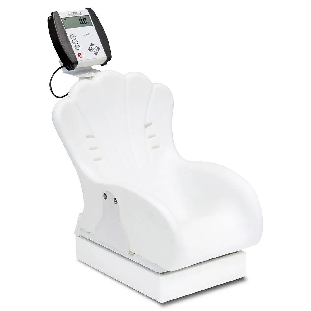 Detecto Digital Pediatric Scale with Inclined Chair Seat