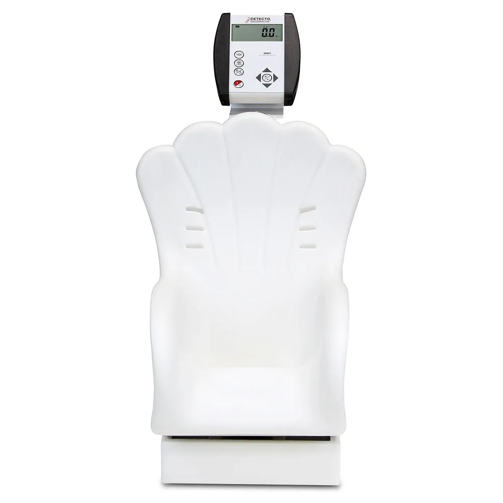 Detecto Digital Pediatric Scale with Inclined Chair Seat