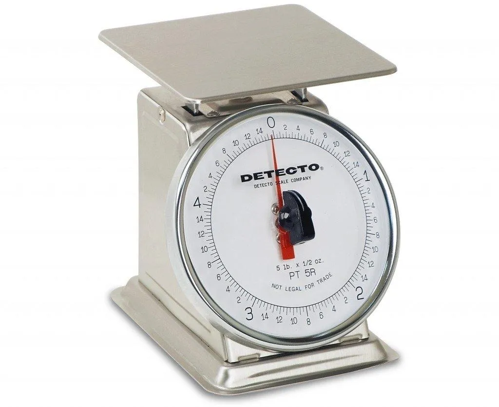 Detecto PT Series 6 Inch Dial Scale - PT-5-SR