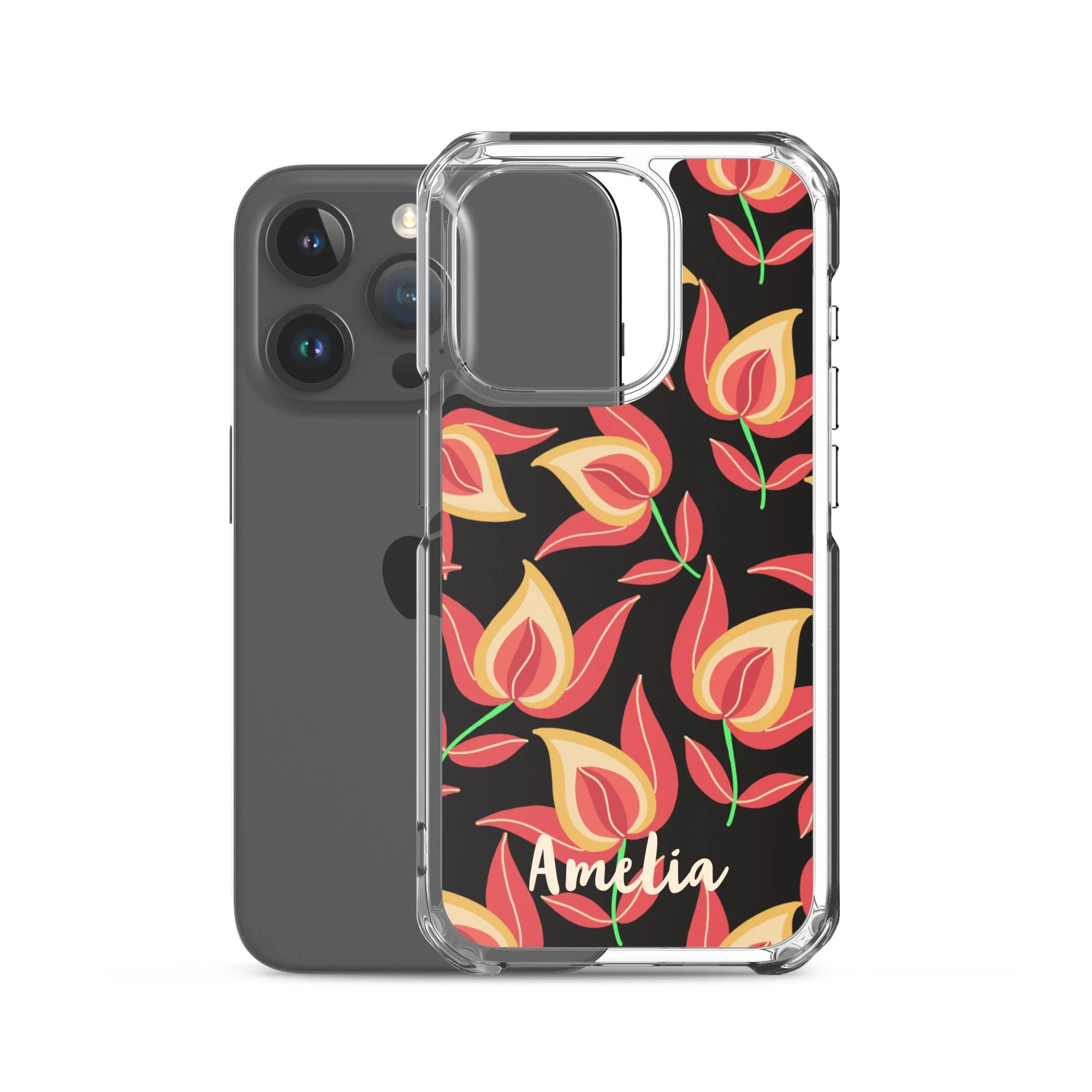 Dusky Charm iPhone® Clear Case