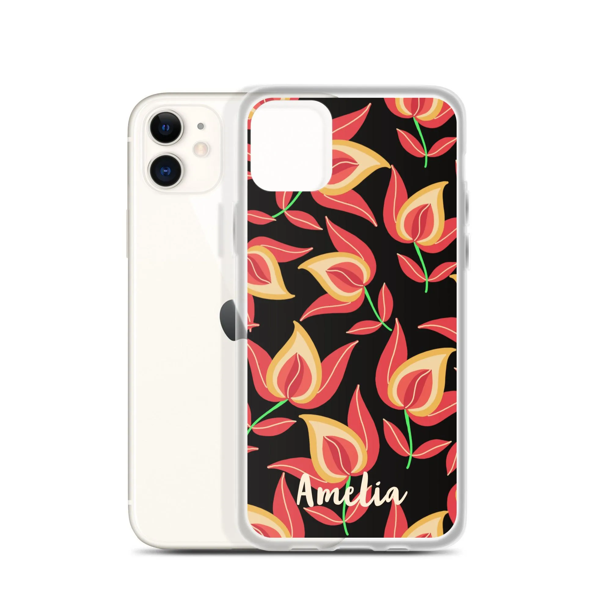 Dusky Charm iPhone® Clear Case