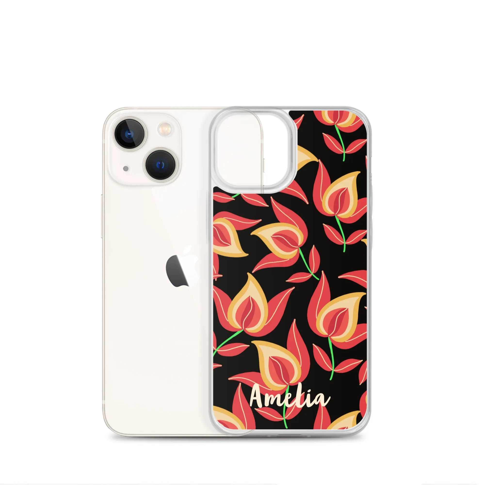 Dusky Charm iPhone® Clear Case