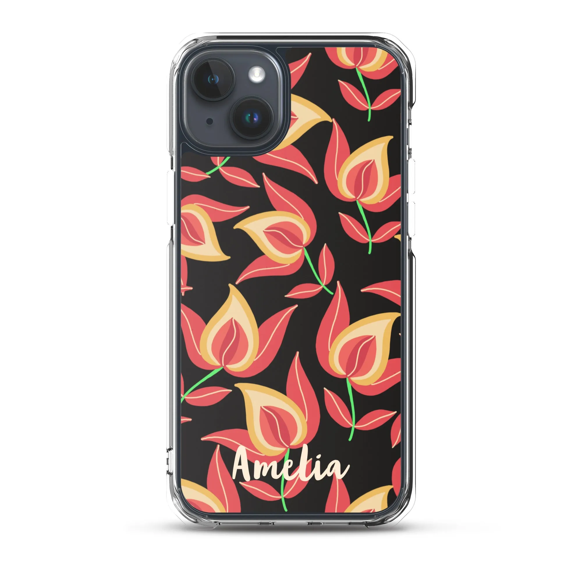 Dusky Charm iPhone® Clear Case
