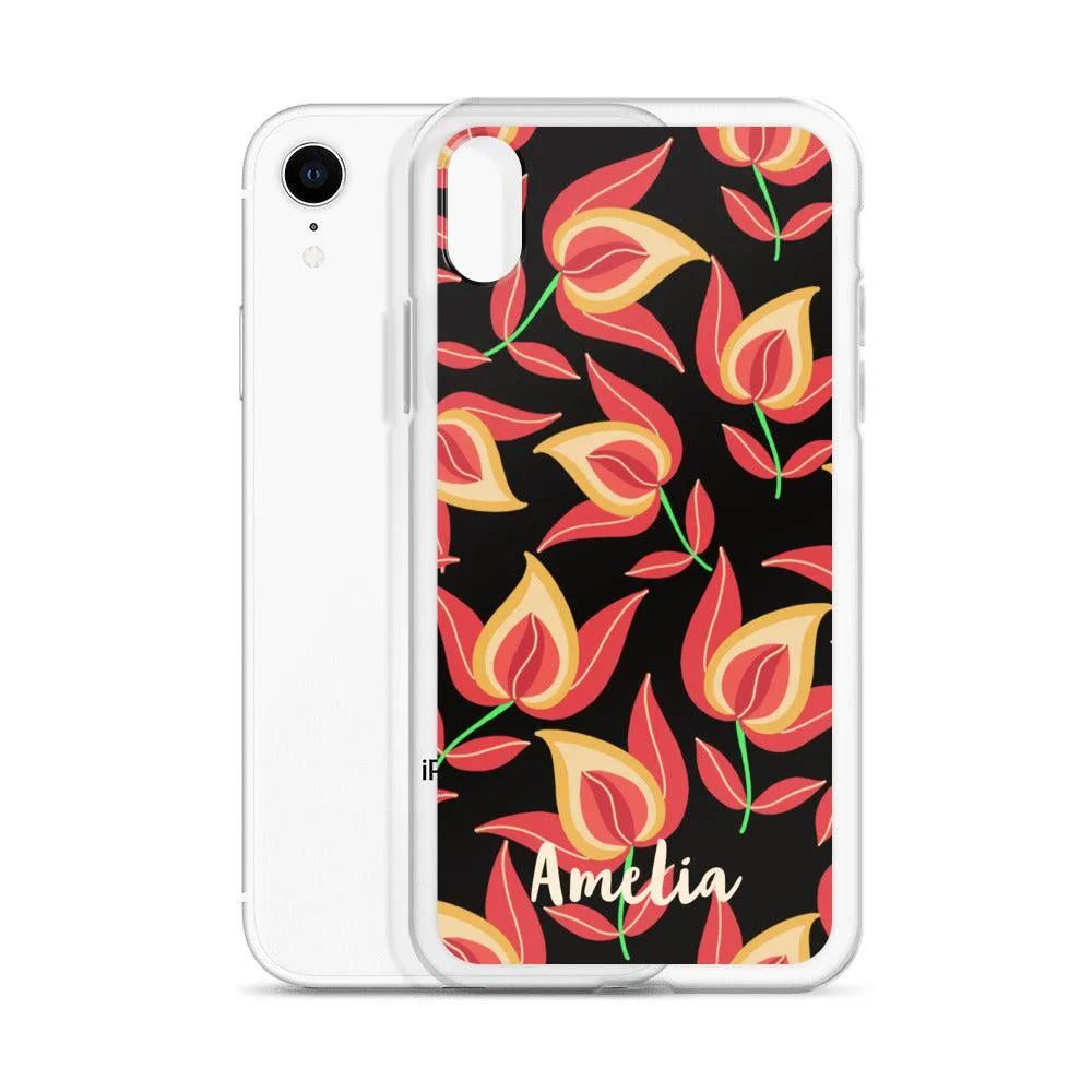 Dusky Charm iPhone® Clear Case