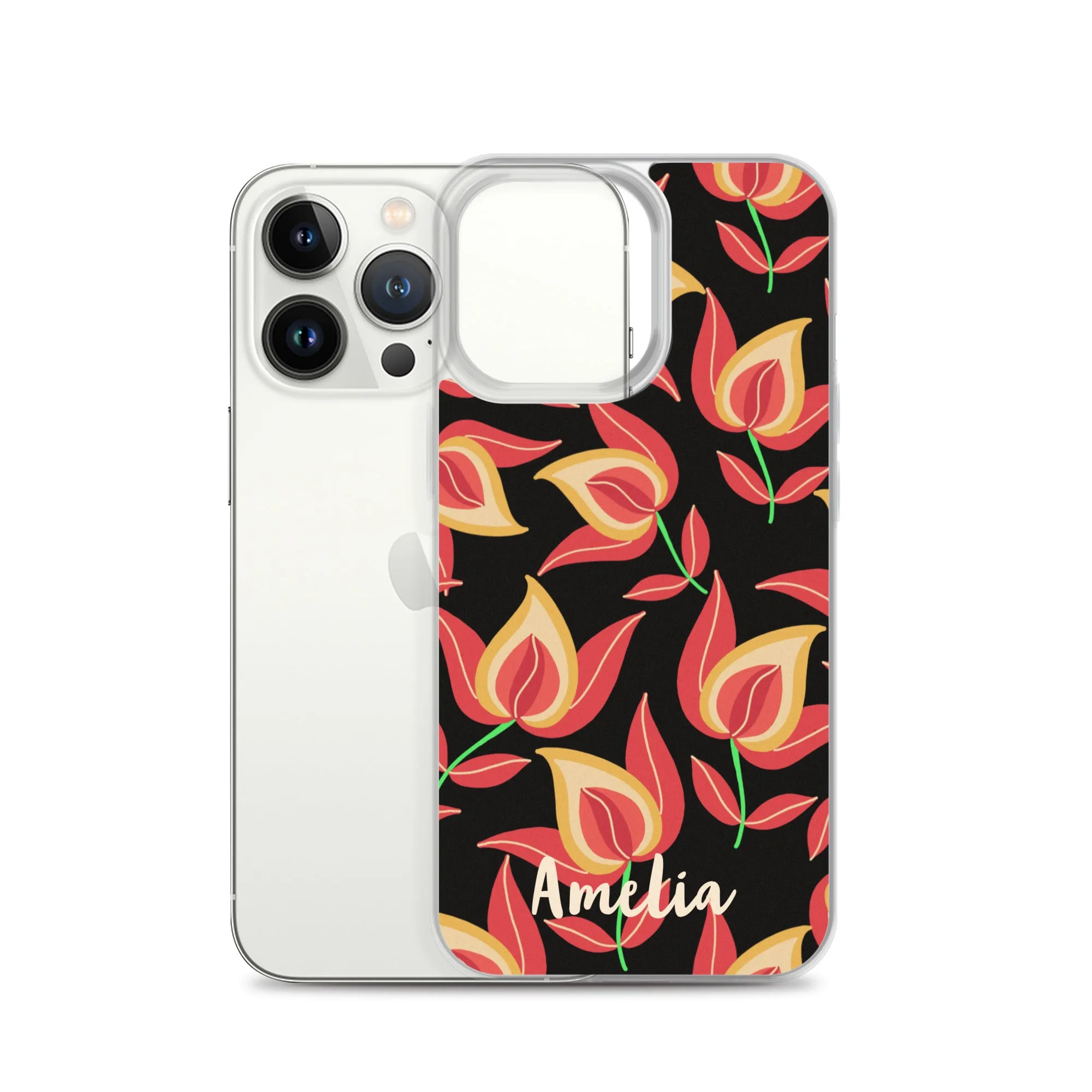 Dusky Charm iPhone® Clear Case