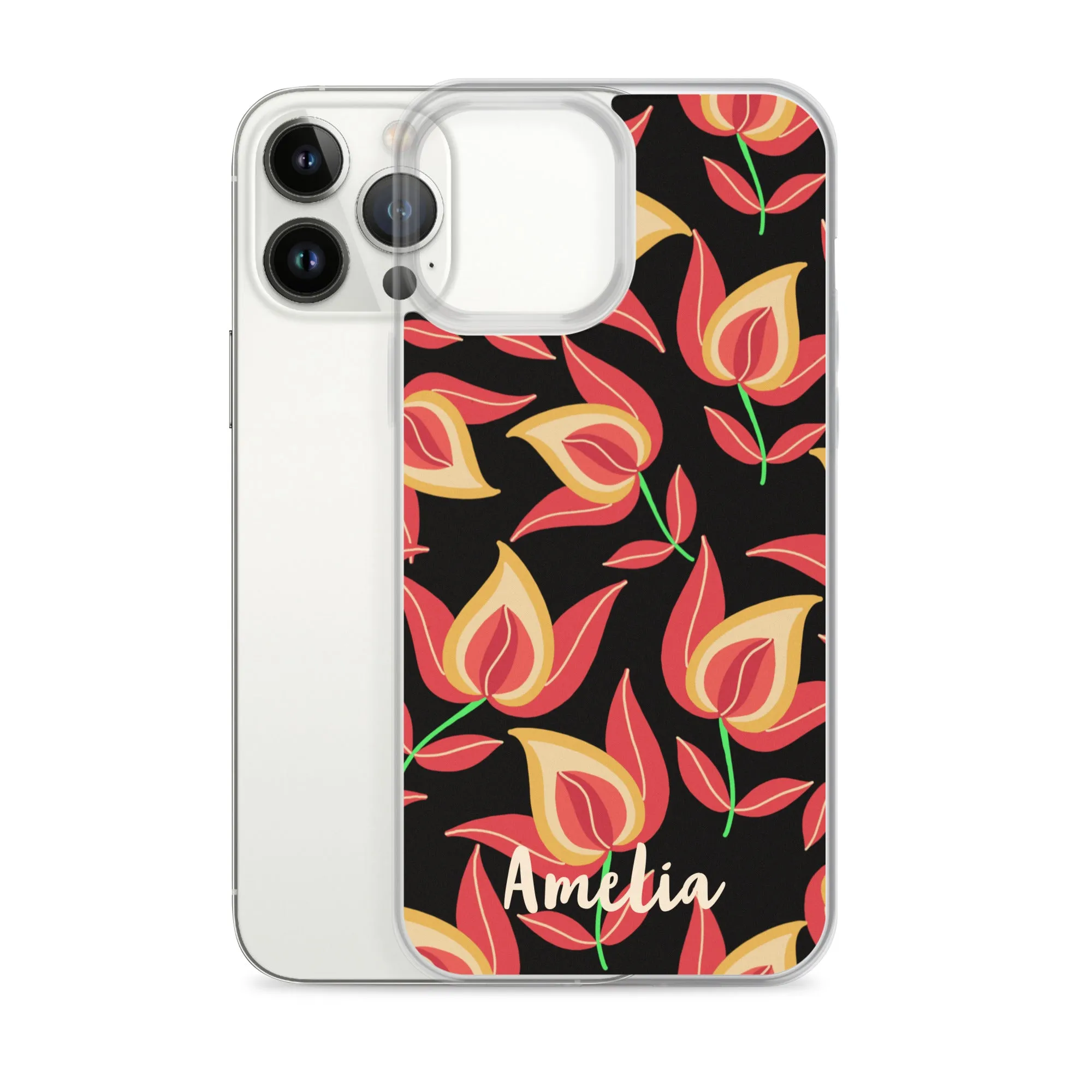 Dusky Charm iPhone® Clear Case