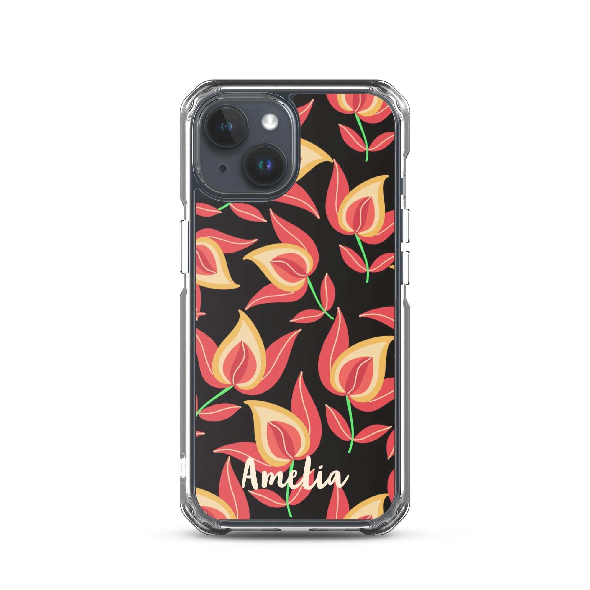 Dusky Charm iPhone® Clear Case