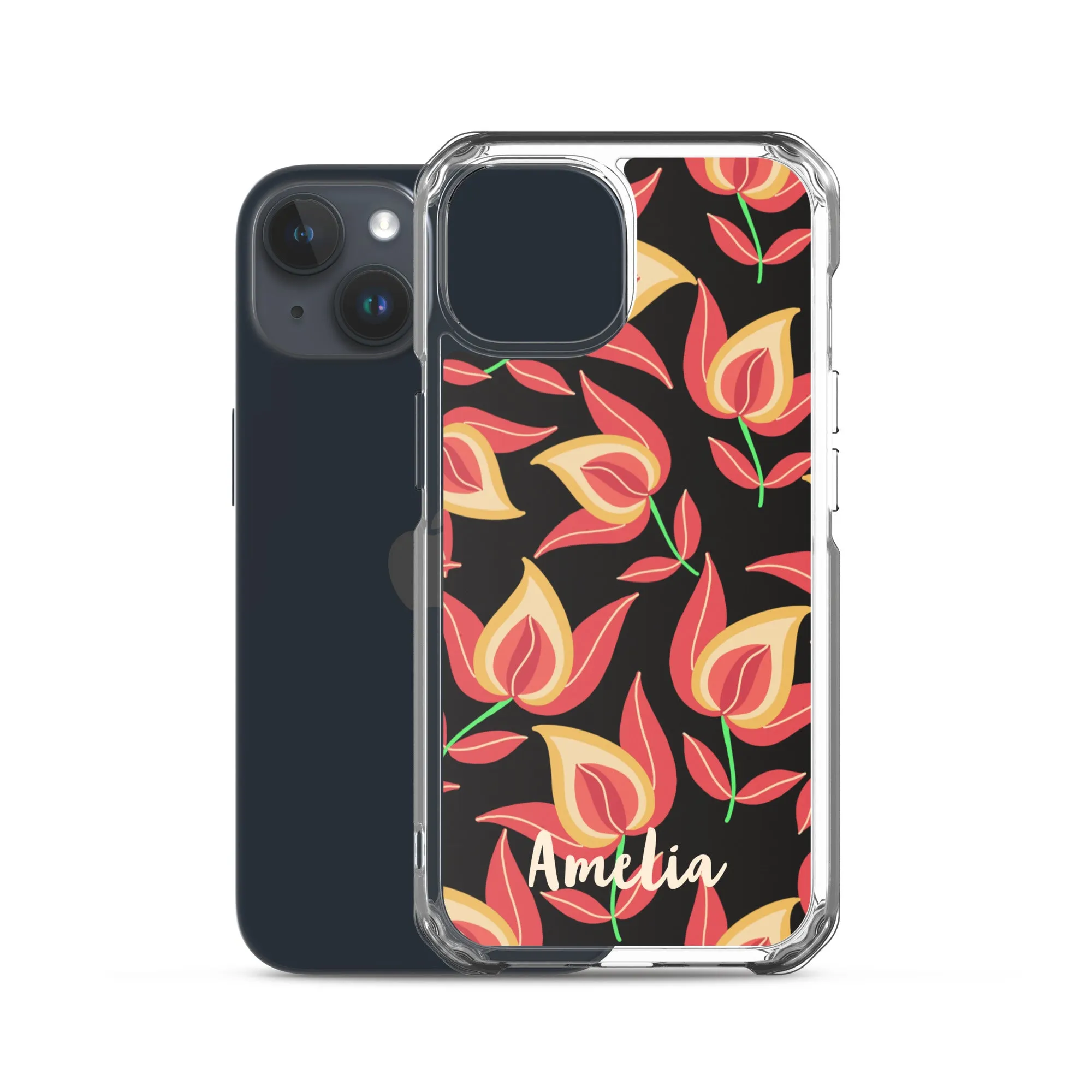 Dusky Charm iPhone® Clear Case