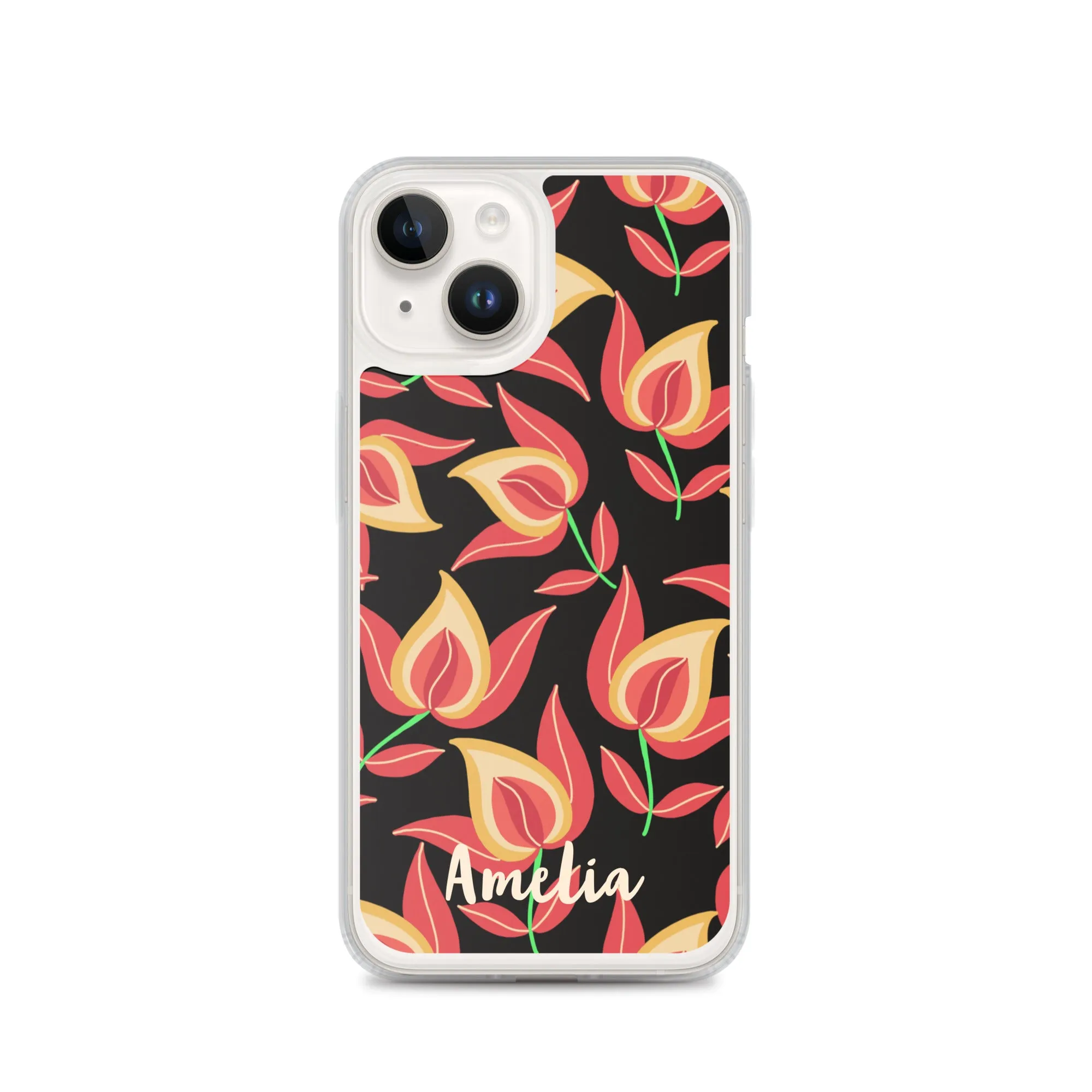 Dusky Charm iPhone® Clear Case