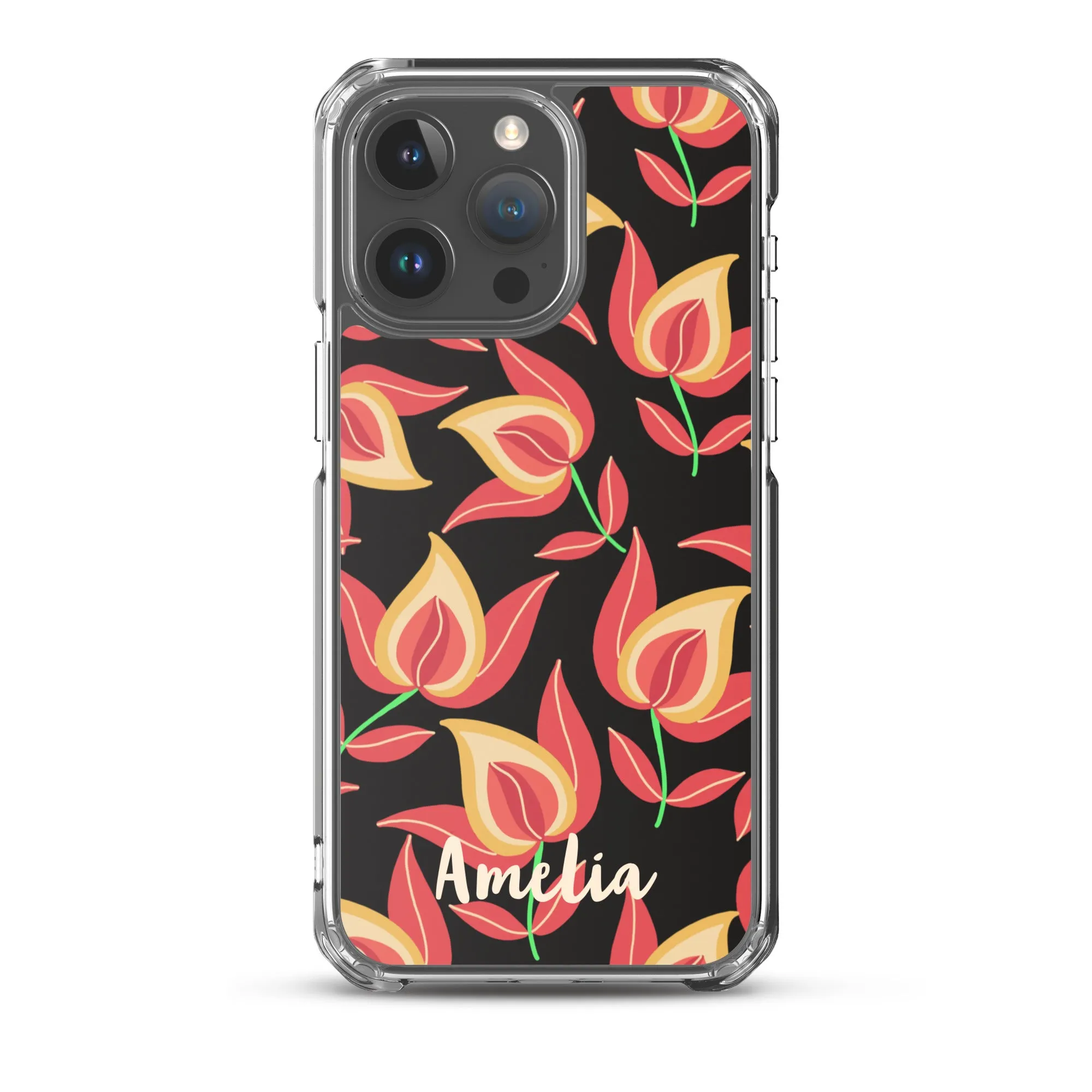 Dusky Charm iPhone® Clear Case