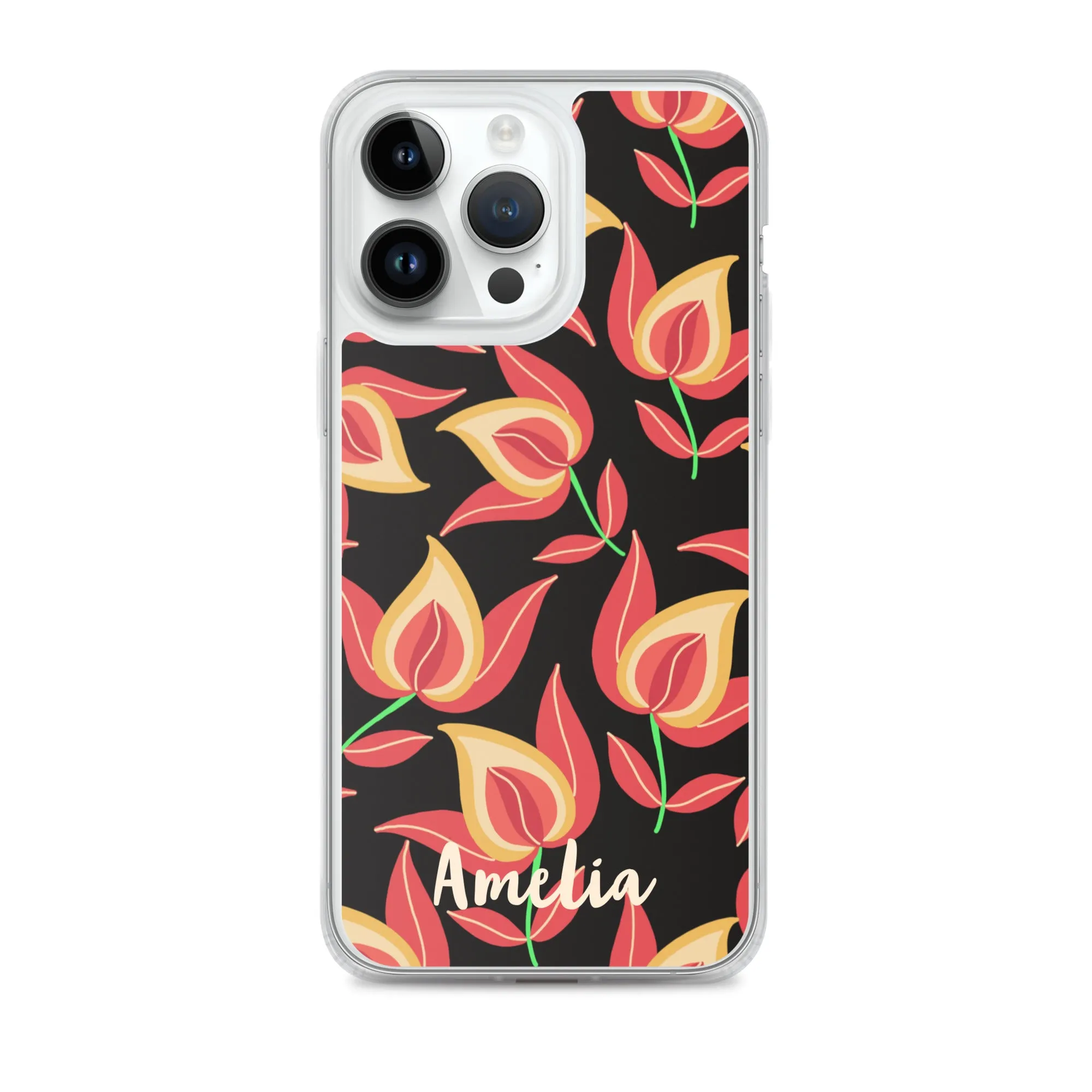 Dusky Charm iPhone® Clear Case