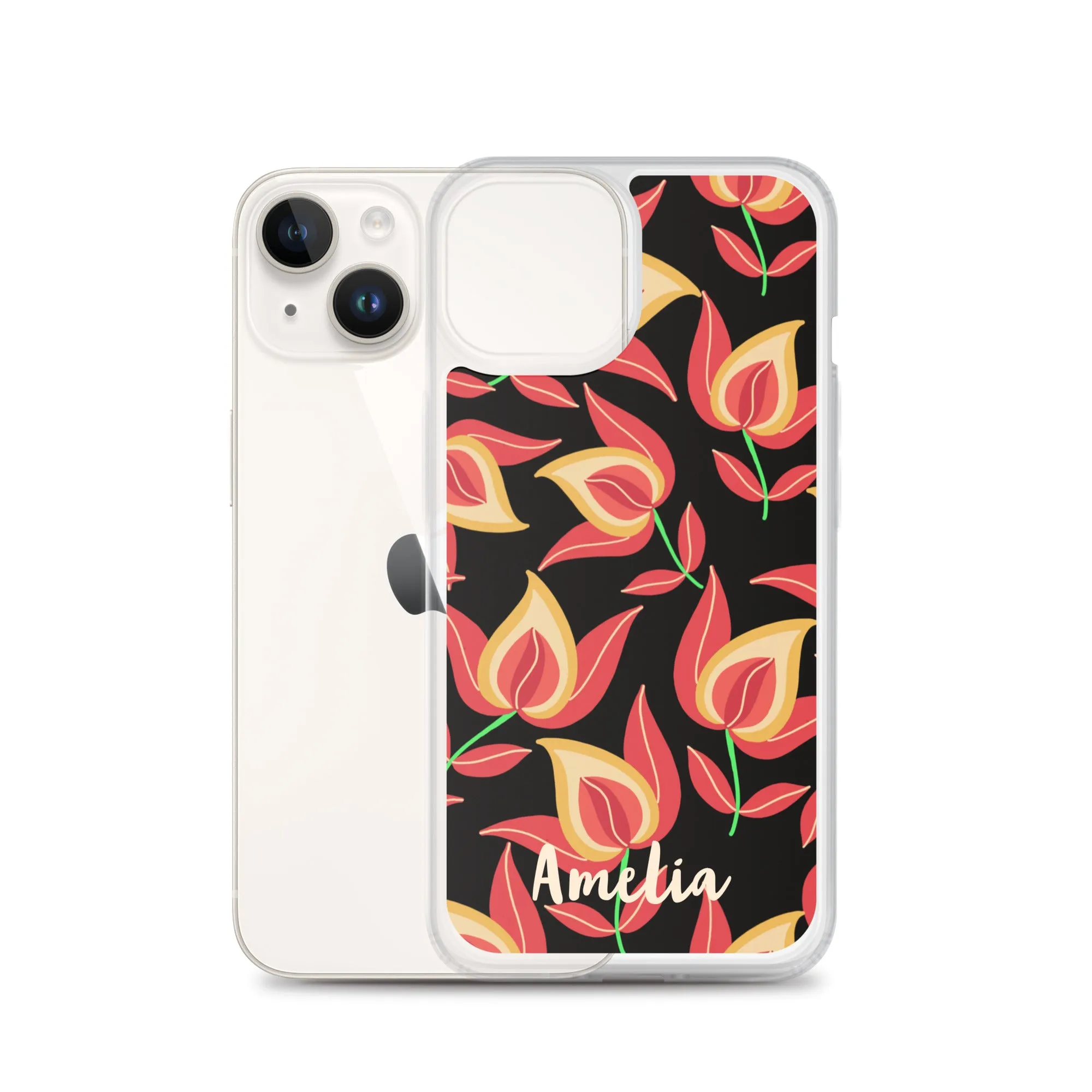 Dusky Charm iPhone® Clear Case