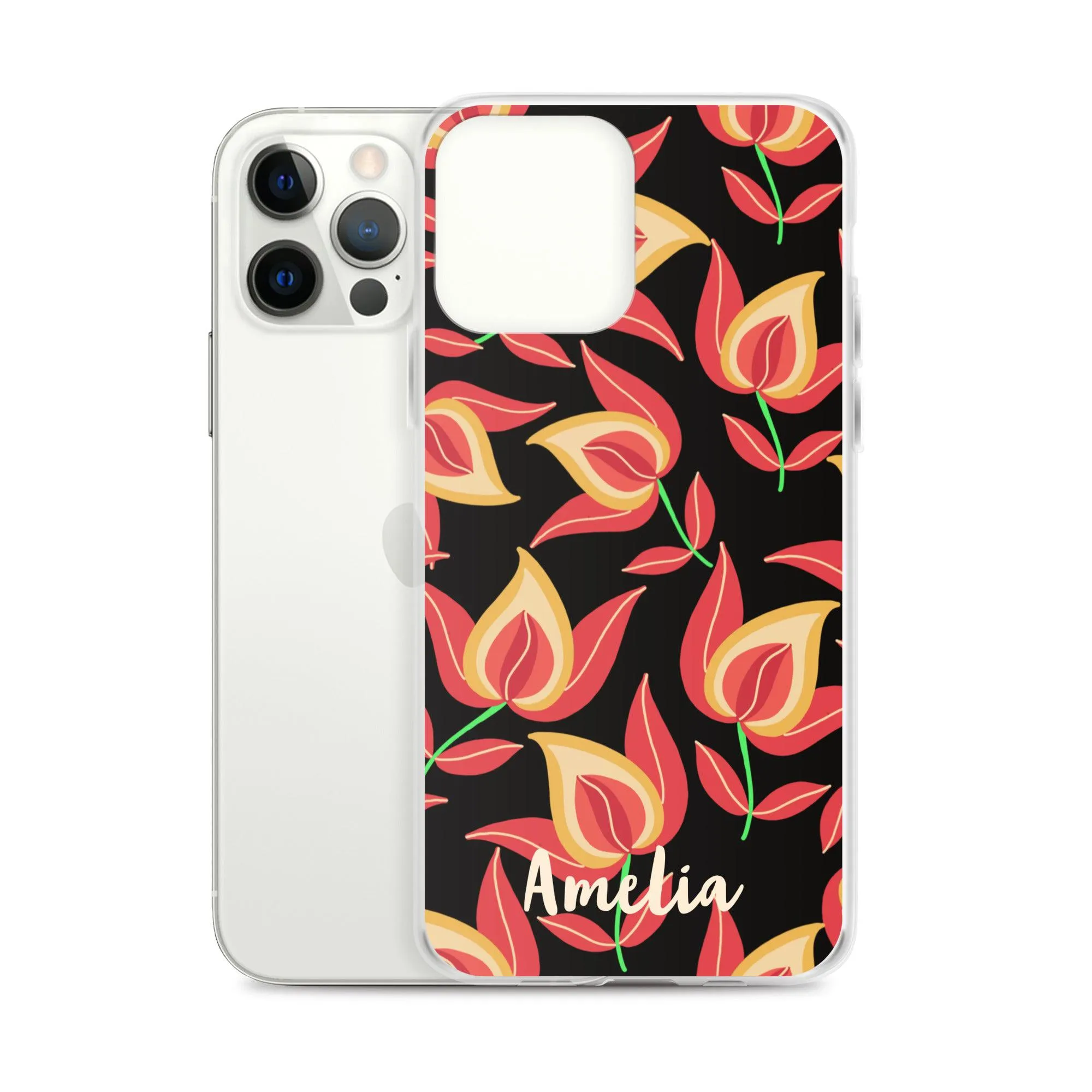 Dusky Charm iPhone® Clear Case