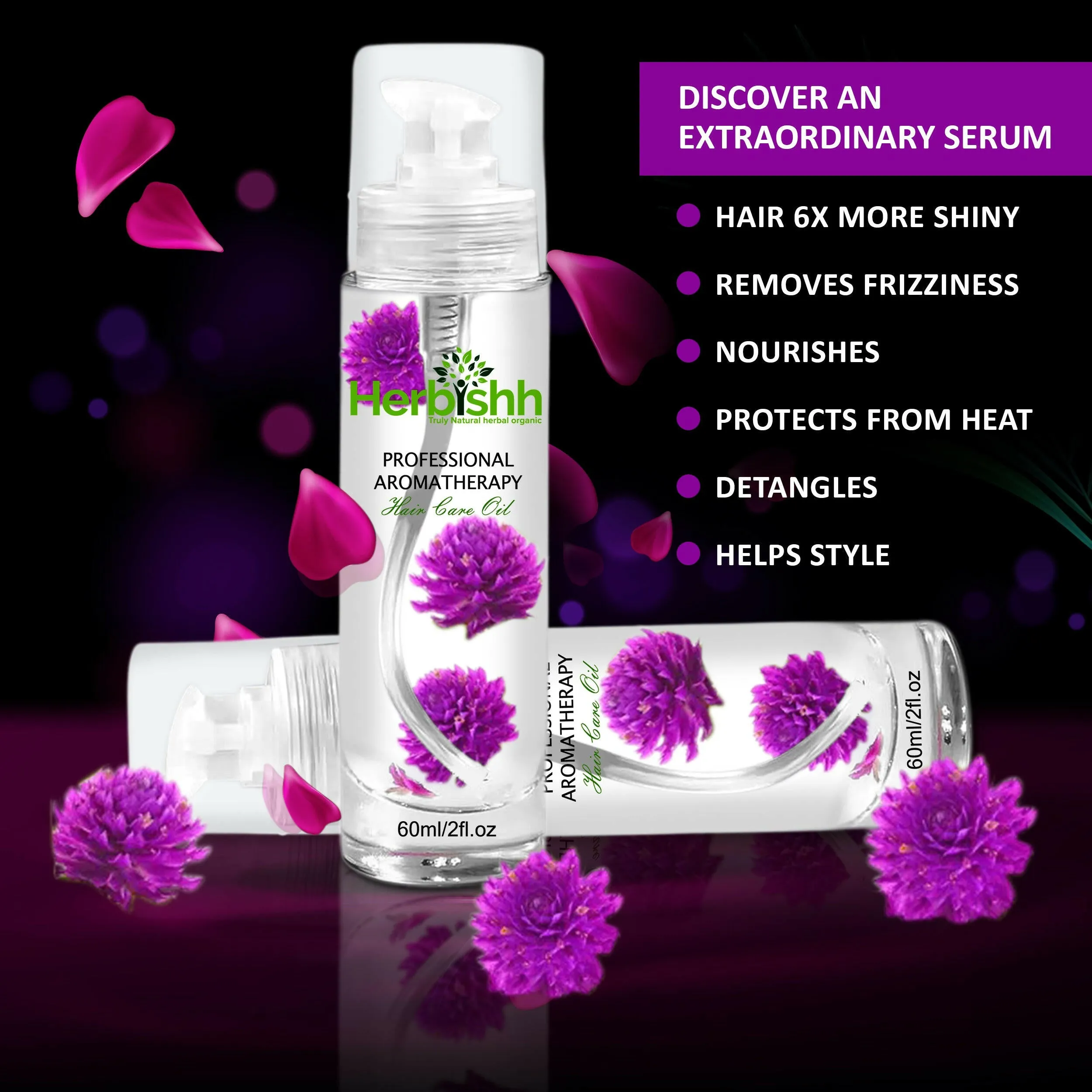 Essential Care Flower Hair Serum - Herbishh