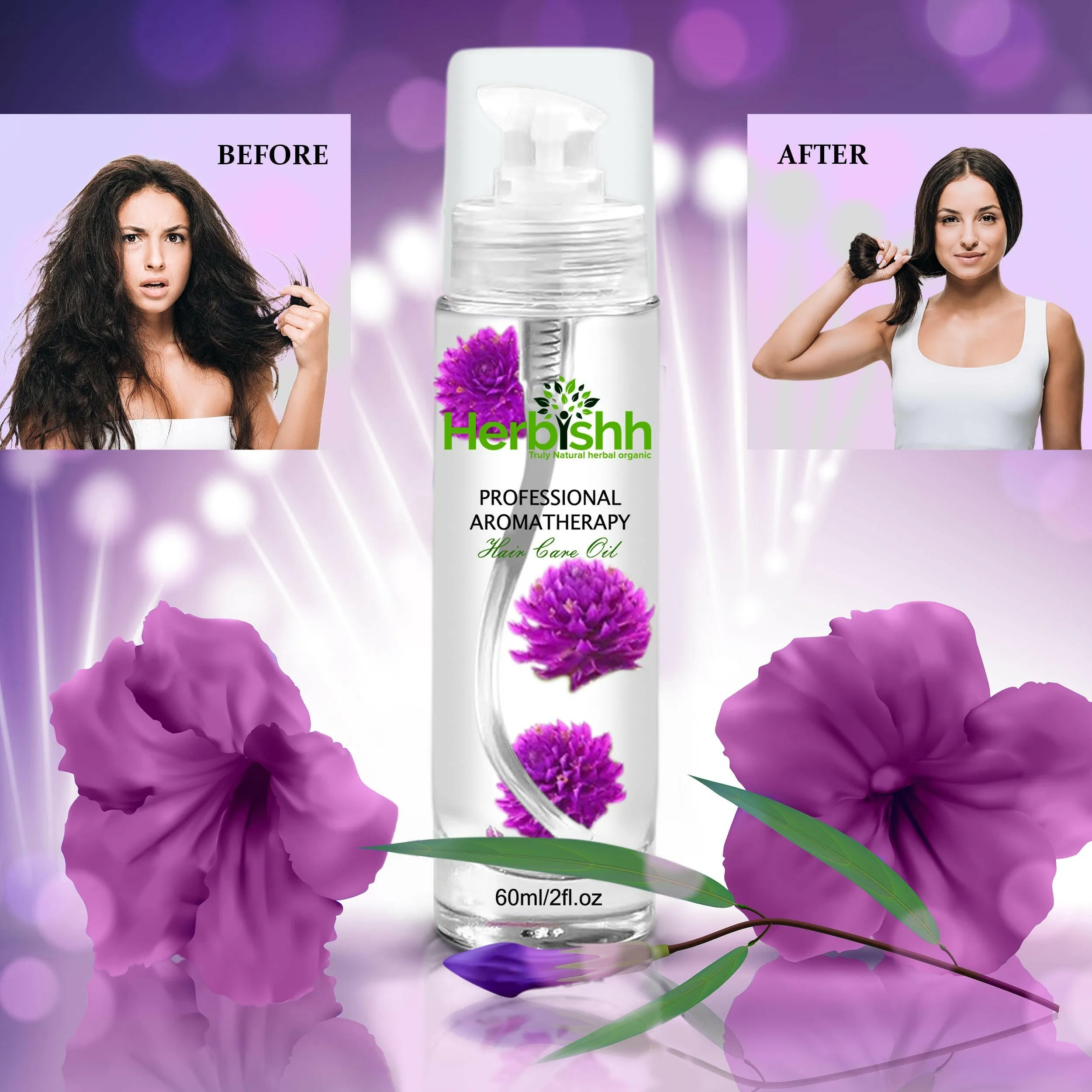 Essential Care Flower Hair Serum - Herbishh