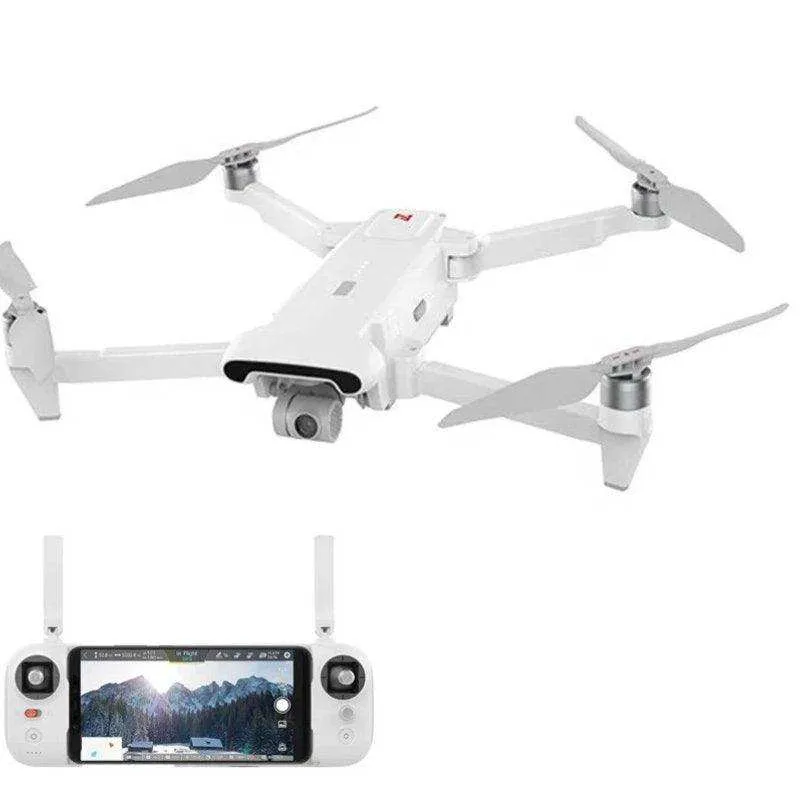 FIMI X8SE 2022 V2 Drone Camera Professional GPS 4K Foldable RC Quadcopter, 35-min Flight Time, 10km Video Transmission, Follow me, 3-Axis Gimbal (2 Batteries Megaphone) 128GB TUTT