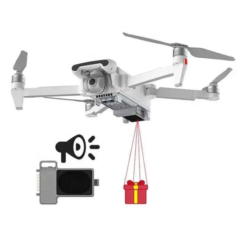 FIMI X8SE 2022 V2 Drone Camera Professional GPS 4K Foldable RC Quadcopter, 35-min Flight Time, 10km Video Transmission, Follow me, 3-Axis Gimbal (2 Batteries Megaphone) 128GB TUTT