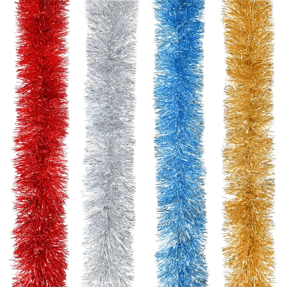 Fine Cut Metallic Tinsel Asst (2m)