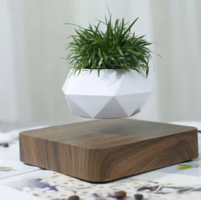 Floating Plant Pot Air Suspended Rotating Flowerpot Magnetic Levitating Planter Suspended