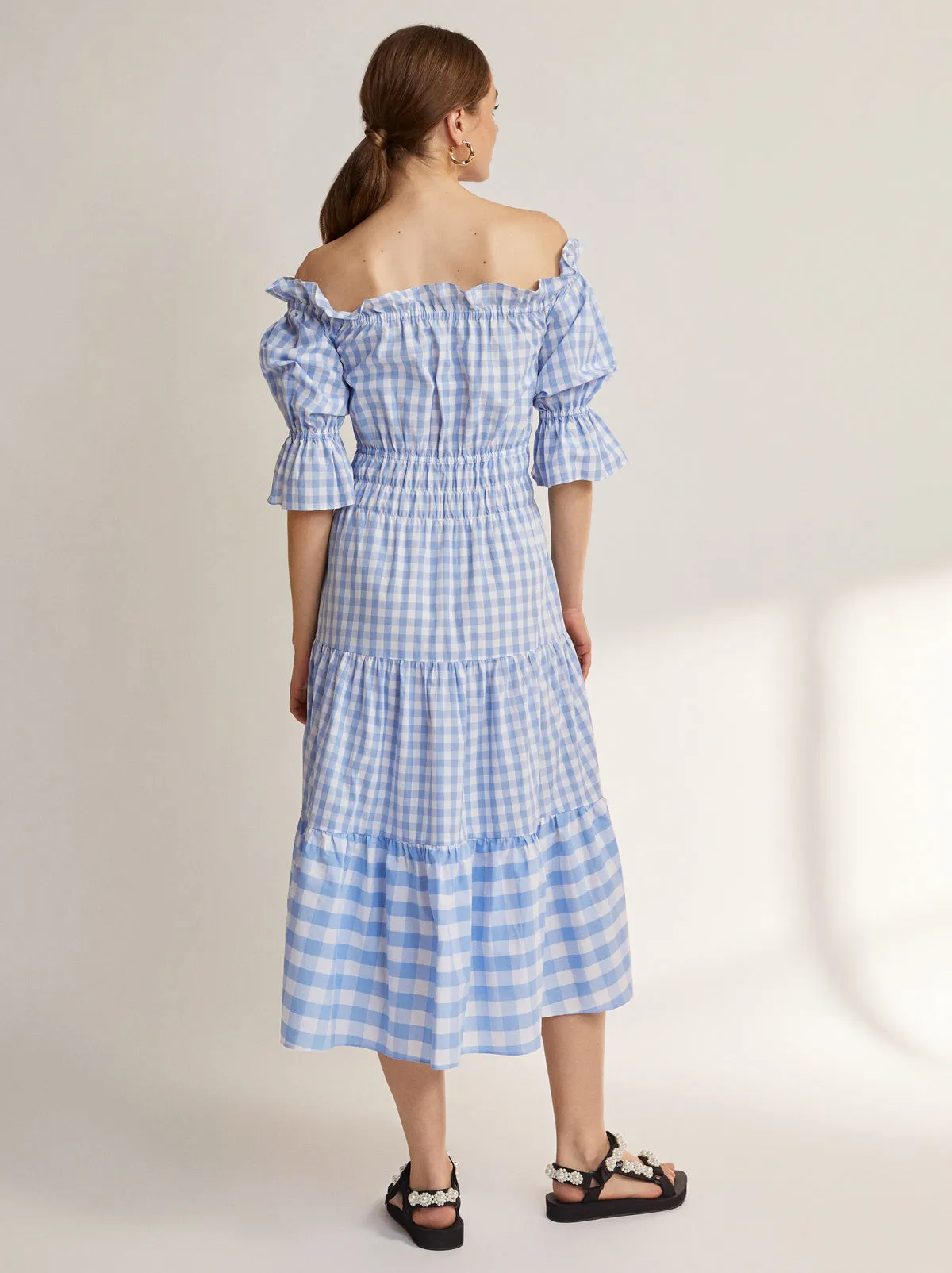 Fonteyn Blue Gingham Dress