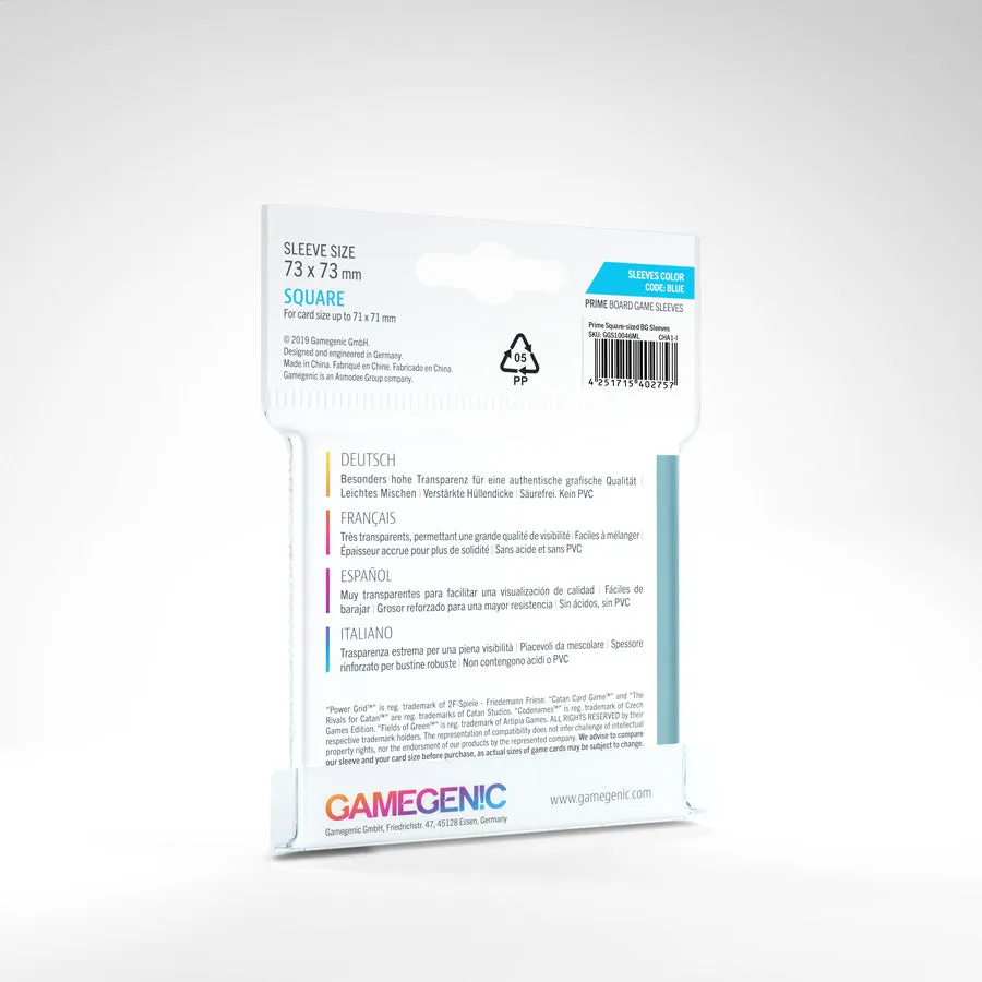 Gamegenic Sleeves Prime (FF Blue) (Square) (50)