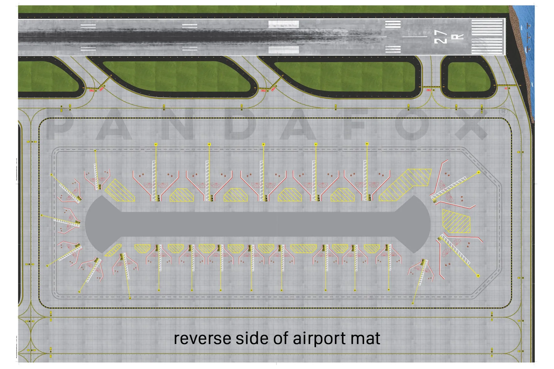 GeminiJets 2019 Deluxe Airport Terminal & Mat Set 1:400 Scale GJARPTC