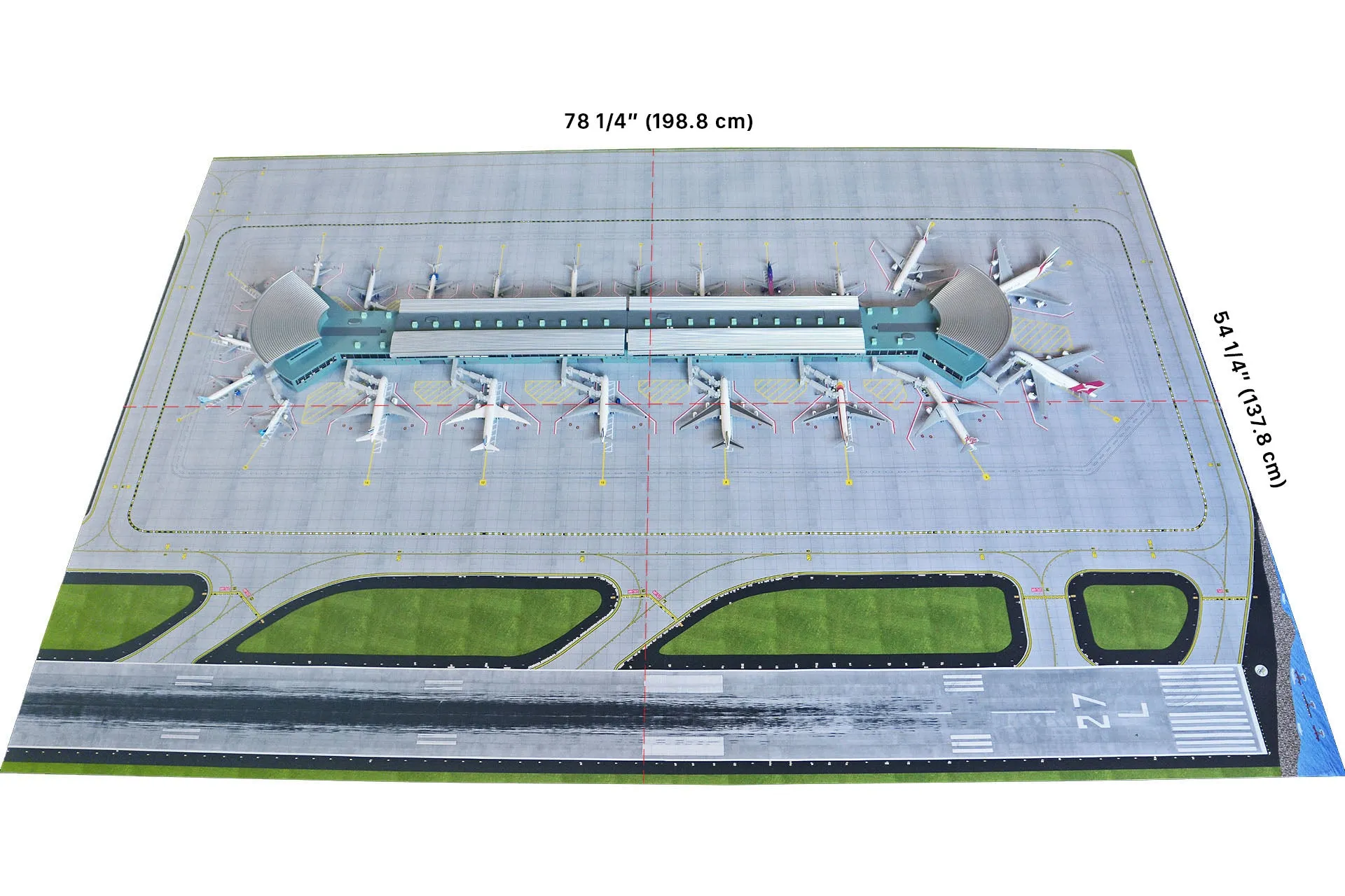 GeminiJets 2019 Deluxe Airport Terminal & Mat Set 1:400 Scale GJARPTC