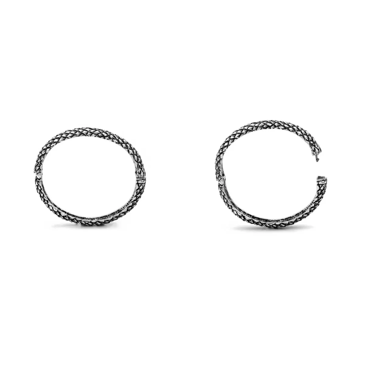 Giovanni Raspini Snake Sterling Silver Bangle